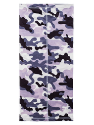 Szalik komin na szyję fioletowy-moro OZONEE JS/YW05027