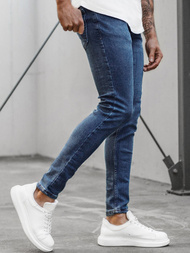Spodnie męskie jeans niebieskie OZONEE O/4407/02