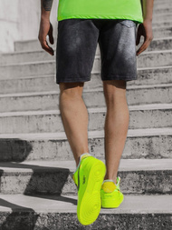 Spodenki męskie jeansowe czarne OZONEE JS/KK1075