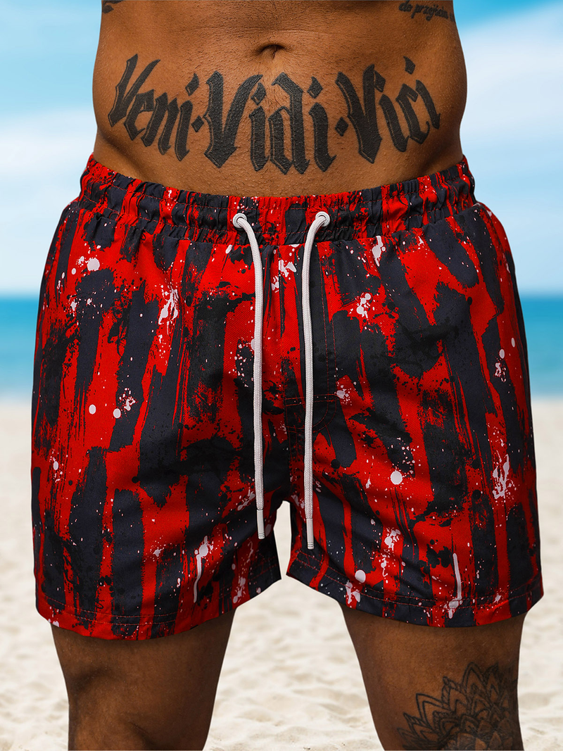 Шорти для плавання чоловічі червонi OZONEE O/MTK3223