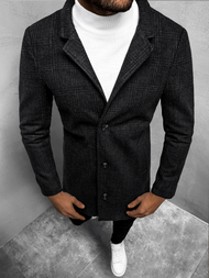 Płaszcz męski czarno-granatowy OZONEE O/5628