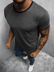 T-Shirt męski grafitowy OZONEE O/1177Z