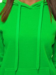 Bluza z kapturem damska zielona OZONEE JS/W02/70Z