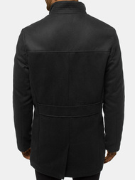 Płaszcz męski czarny OZONEE JS/79M3132Z