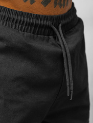 Spodnie męskie joggery czarne OZONEE O/G3006Z
