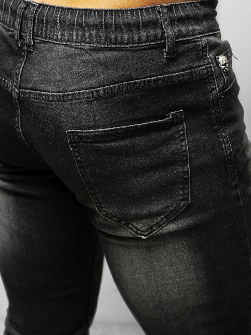 Чоловічі джинси Чорнi OZONEE NB/MP0021N