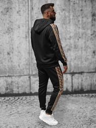 Komplet dresowy męski czarny OZONEE O/3A167