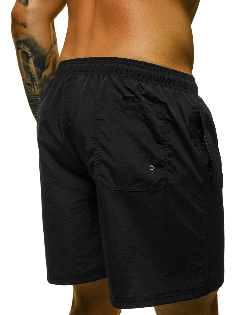 Spodenki kąpielowe męskie czarne OZONEE O/YW07003/1