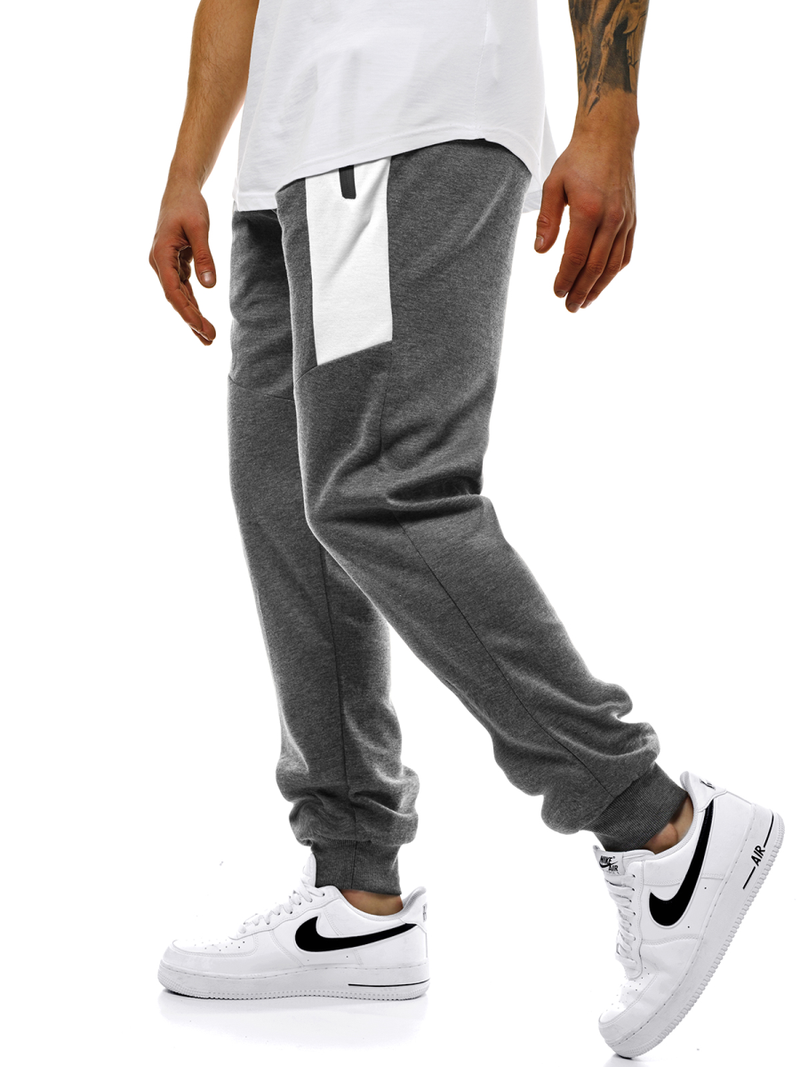 Штани спортивні чоловічі Темно-сірі OZONEE JS/JZ11011