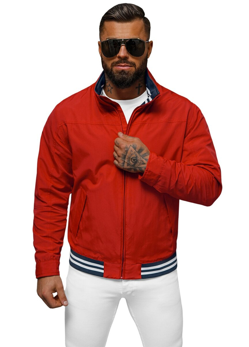 Kurtka męska czerwona OZONEE JS/5M3101/270Z