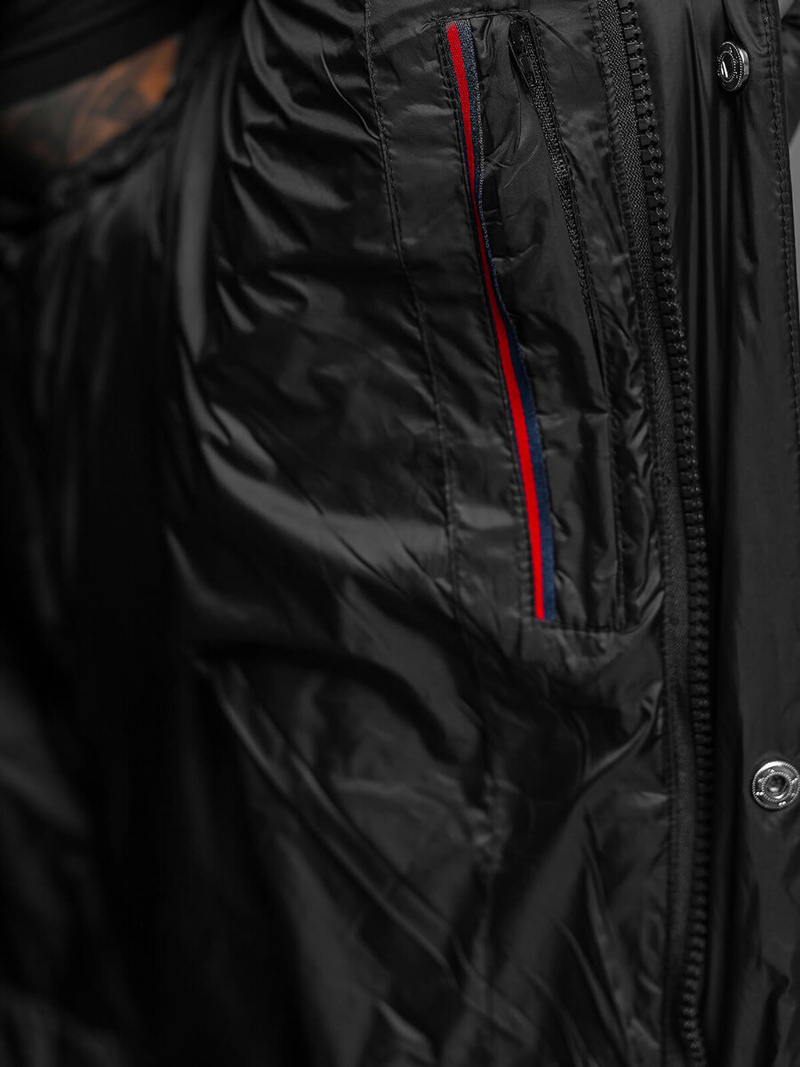 Куртка чоловіча чорна OZONEE O/M3202