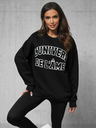 Толстовка Чорна OZONEE O/SWE23055