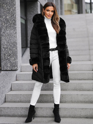 Куртка жіноча чорна OZONEE JS/5M3156/392