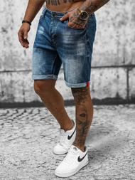 Spodenki męskie jeansowe niebieskie OZONEE NB/MP0260BS