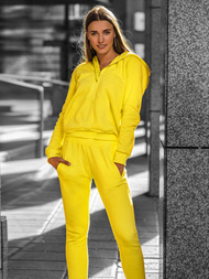 Bluza rozpinana damska żółta OZONEE JS/W03Z