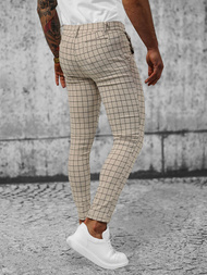 Чоловічі штани чинос Бежевi OZONEE O/P4024