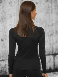 Bluza damska rozpinana czarna OZONEE JS/HD154/1