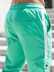 Штани чоловічі джоггери м'ятна OZONEE DJ/5580