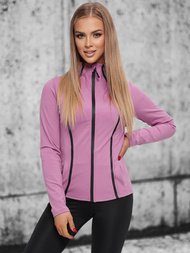 Bluza damska rozpinana jasnofioletowa OZONEE JS/YW06009/25Z