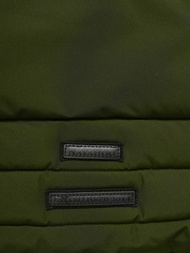 Kurtka zimowa damska długa pikowana khaki OZONEE O/W377