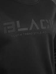 Bluza męska czarna OZONEE JS/8B1992/3