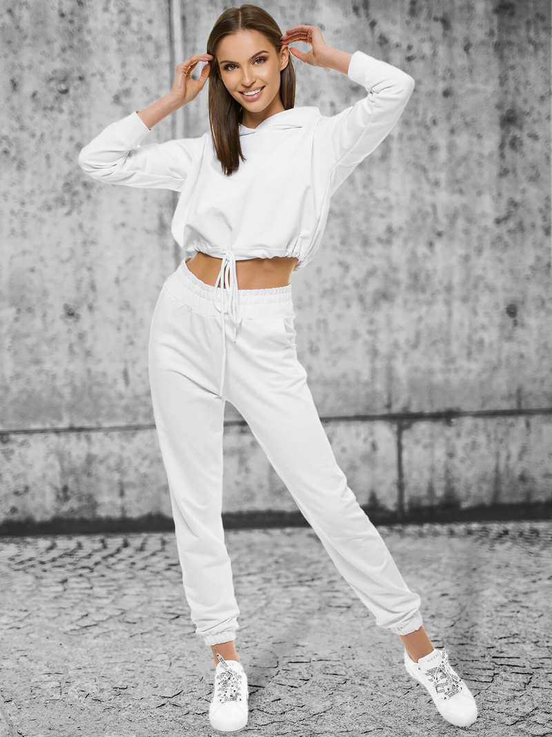 Жіночий спортивний костюм з двох частин Бiлий OZONEE O/12108