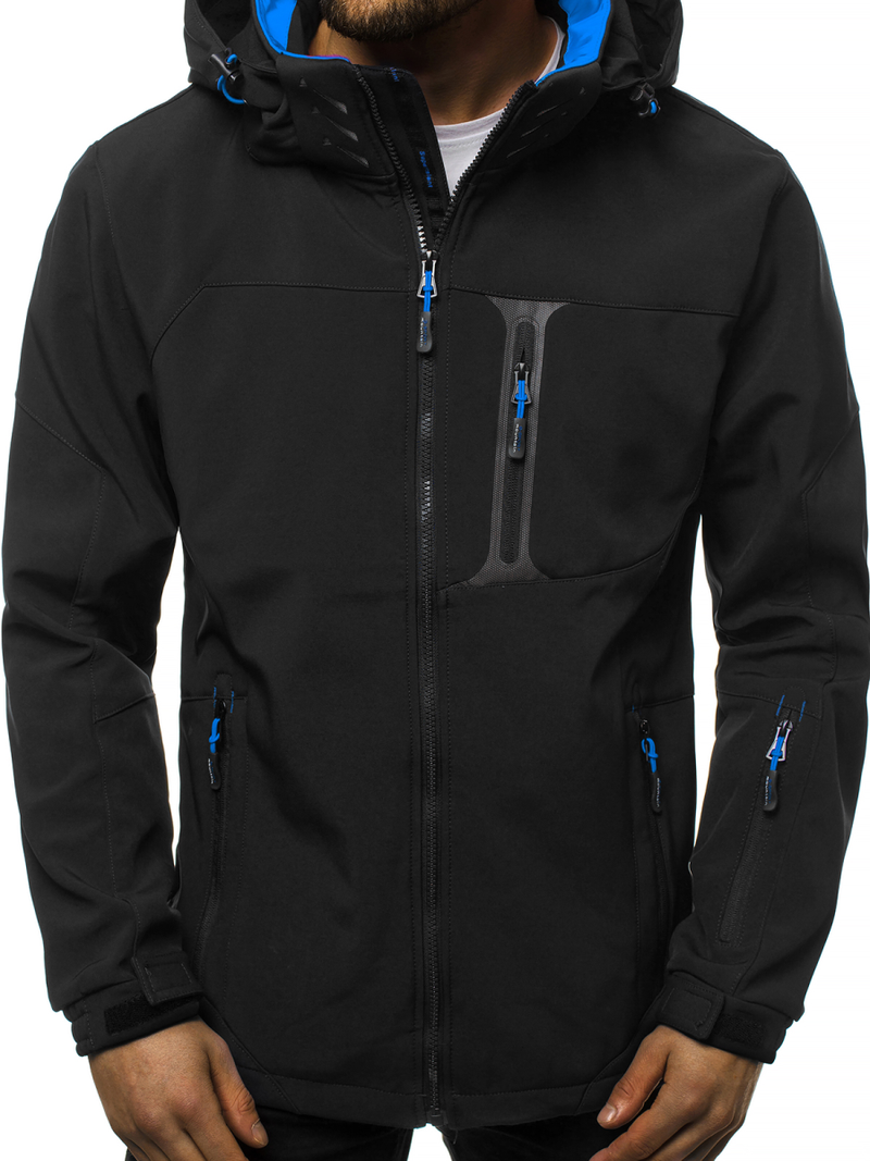 Куртка чоловіча Чорно-Синя OZONEE GE/12262