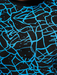 T-shirt męski czarny OZONEE JS/8T1199/3