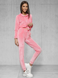 Komplet dresowy dwuczęściowy jasno-różowy OZONEE O/13120
