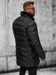 Kurtka zimowa męska czarna OZONEE JS/22M63/392