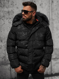 Куртка чоловіча Чорна OZONEE JS/27M8109