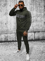 Komplet dresowy męski zielony OZONEE JS/8C8115/29