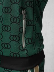 Komplet dresowy męski zielony OZONEE O/FF5053AB