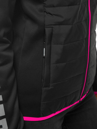 Kurtka damska czarna OZONEE JS/KSW4008