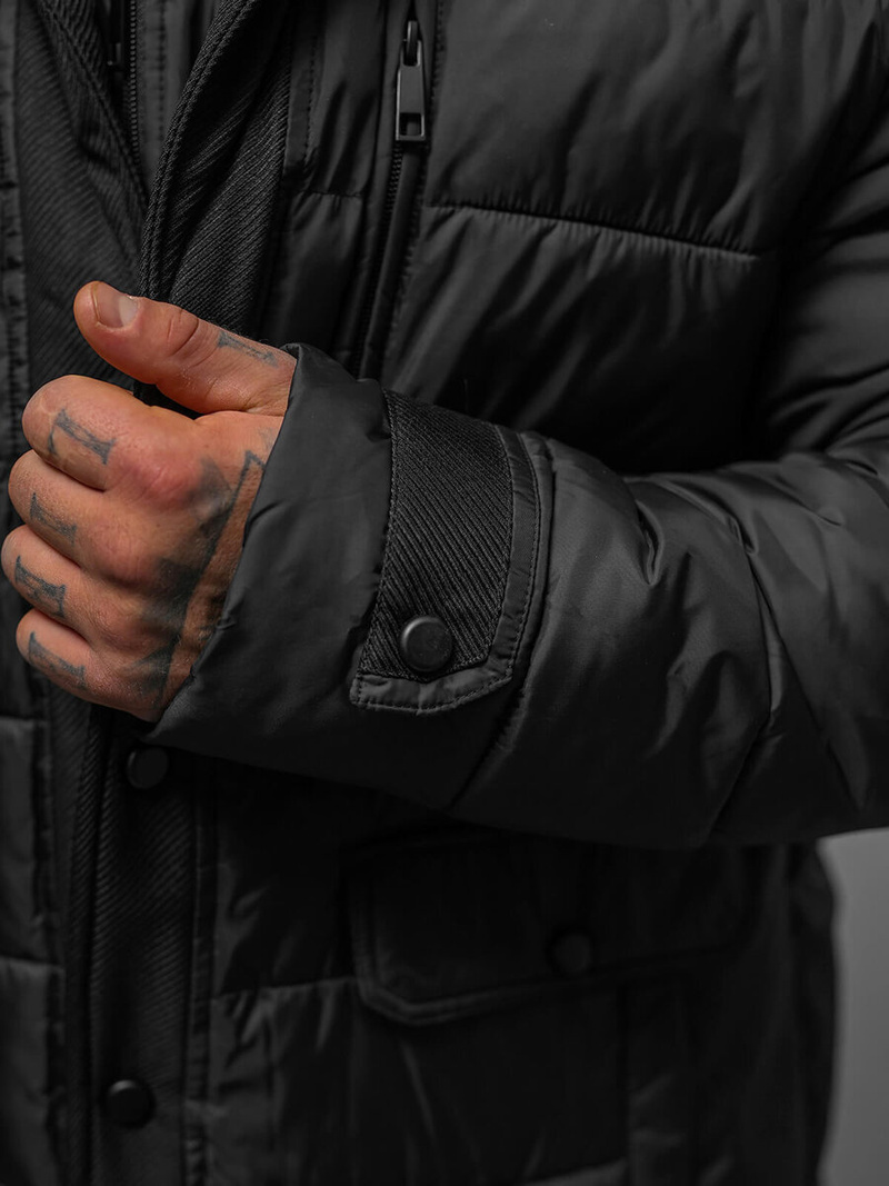 Куртка Чоловіча Чорна OZONEE JS/22M63/392