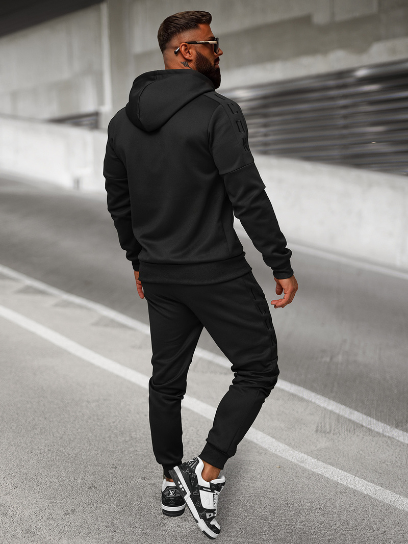 Спортивний костюм чоловічій чорний OZONEE O/LN11760