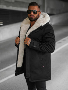 Kurtka zimowa męska czarna OZONEE JS/22M319/392Z