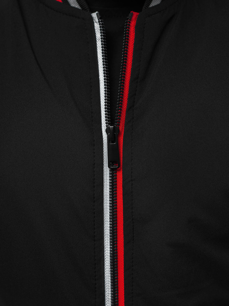 Kurtka męska czarna OZONEE JS/84M3001/392