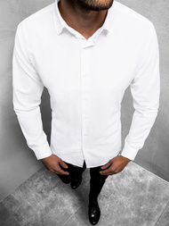 Elegancka koszula męska biała OZONEE MECH/2122Z