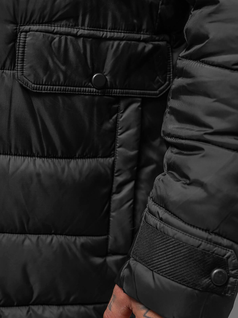 Куртка Чоловіча Чорна OZONEE JS/22M63/392