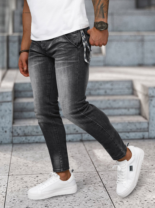 Чоловічі джинси Чорнi OZONEE NB/MP0091N