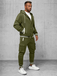 Komplet dresowy męski khaki OZONEE JS/27C6506/29