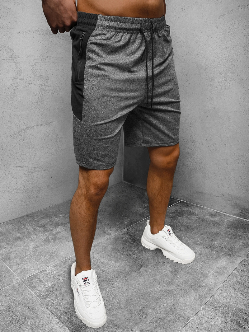 Шорти чоловічі графіт OZONEE JS/68026