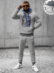 Komplet dresowy męski szary OZONEE JS/8C59/2