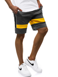 Spodenki męskie grafitowe OZONEE JS/KK300177