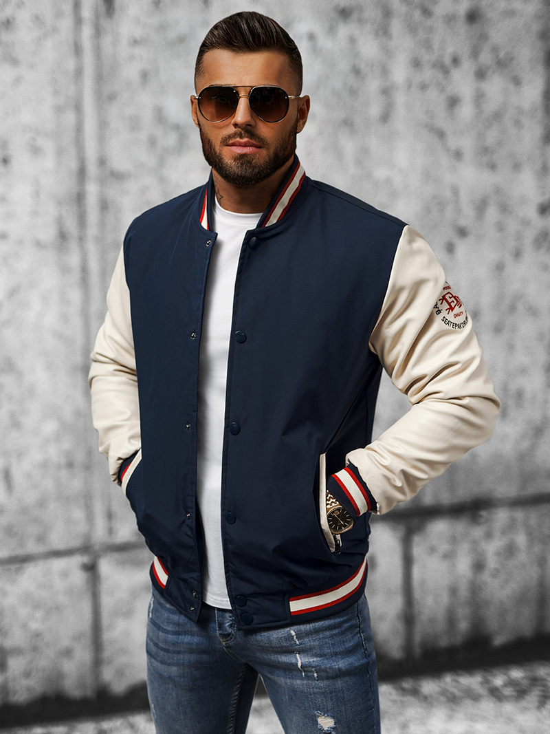 Куртка чоловіча tемно-cиня OZONEE JS/84M3021/215