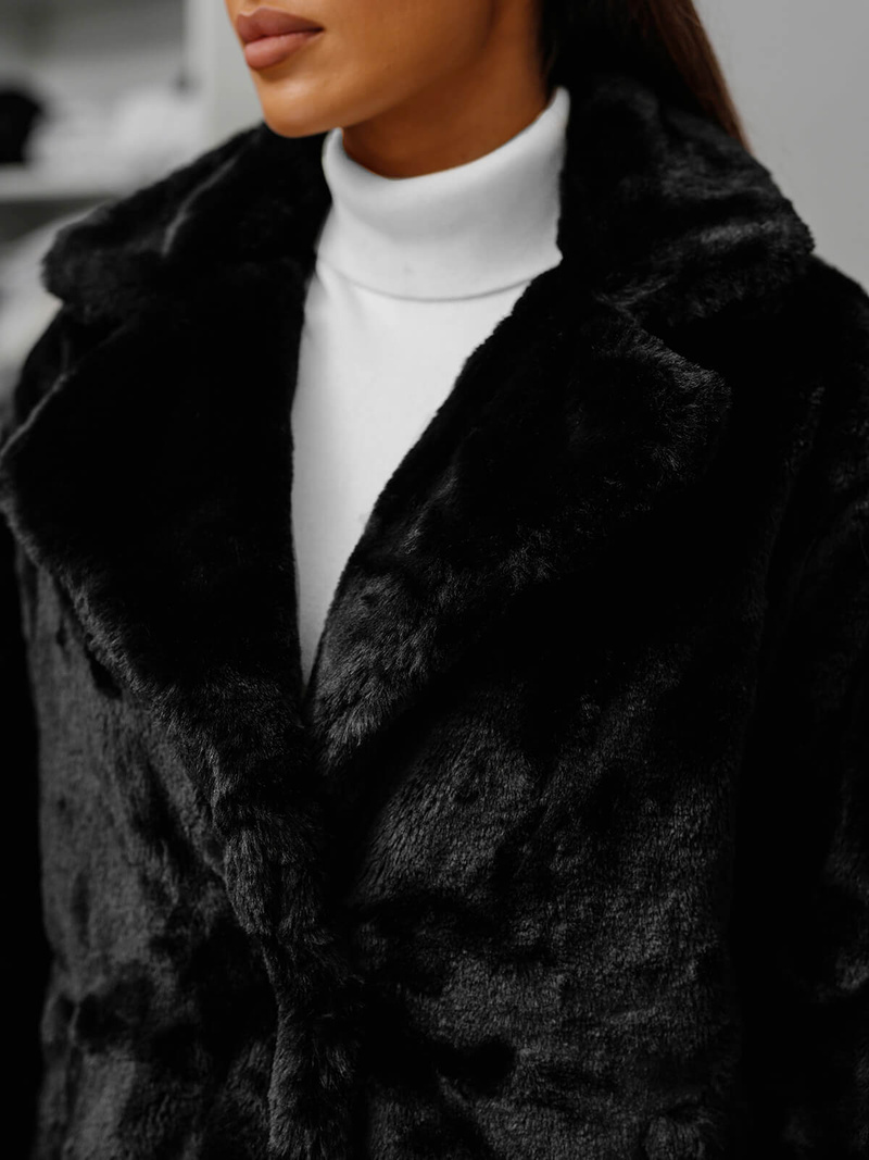 Куртка жіноча чорна OZONEE JS/11Z8168Z