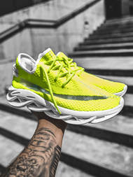 Sneakersy żółto-neonowe OZONEE B/2051/20