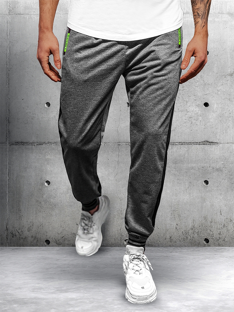 Штани спортивні чоловічі графіт OZONEE JS/68K10333Z