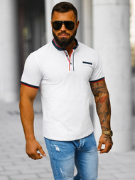 Футболка Поло Чоловіча Бiла OZONEE O/DA721